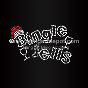 Iron On Letters Bingel Jells Rhinestone Transfers for Xmas